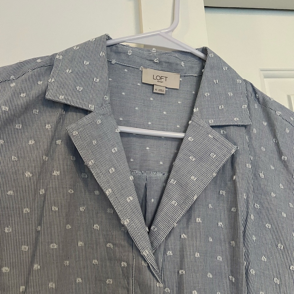 Loft Short Sleeve Button Down - image 3